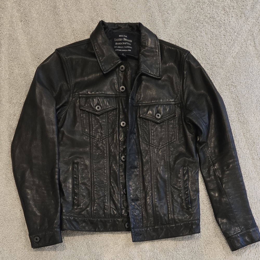 Lucky Brand Black Leather Jacket